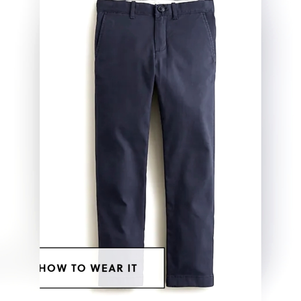 Crewcuts navy chinos Teen Boy Size 16